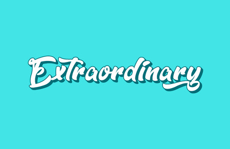 extraordinary hand written word text for typography design. Can be used for a logo, branding or cardのイラスト素材