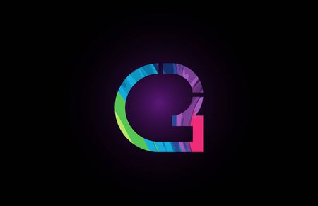 e colored alphabet letter for company logo icon. Suitable as logotype for a company or businessのイラスト素材