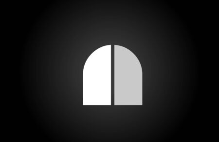 black and white A letter alphabet for icon. Design suitable on a company or business.のイラスト素材