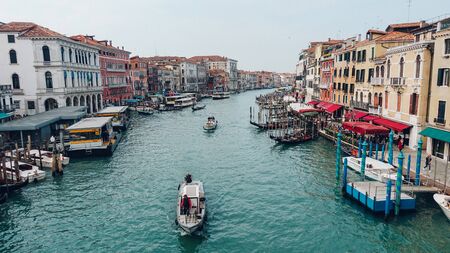 Venice, Italy - March 29, 2019 Vacation photography taken in the beautiful city of Venice, Italyのeditorial素材