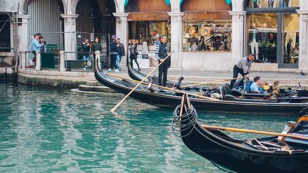 Venice, Italy - March 29, 2019 Vacation photography taken in the beautiful city of Venice, Italyのeditorial素材