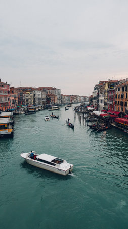 Venice, Italy - March 29, 2019 Vacation photography taken in the beautiful city of Venice, Italy