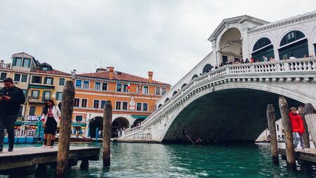 Venice, Italy - March 29, 2019 Vacation photography taken in the beautiful city of Venice, Italyのeditorial素材