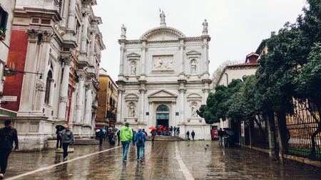 Venice, Italy - March 29, 2019 Vacation photography taken in the beautiful city of Venice, Italyのeditorial素材