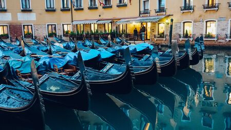 Venice, Italy - March 29, 2019 Vacation photography taken in the beautiful city of Venice, Italyのeditorial素材