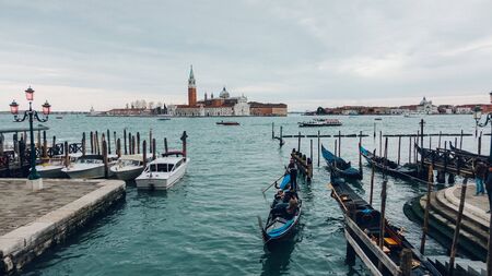 Venice, Italy - March 29, 2019 Vacation photography taken in the beautiful city of Venice, Italyのeditorial素材