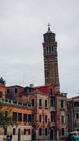 Venice, Italy - March 29, 2019 Vacation photography taken in the beautiful city of Venice, Italyのeditorial素材
