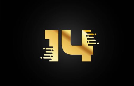 14 number  icon for company and businessのイラスト素材