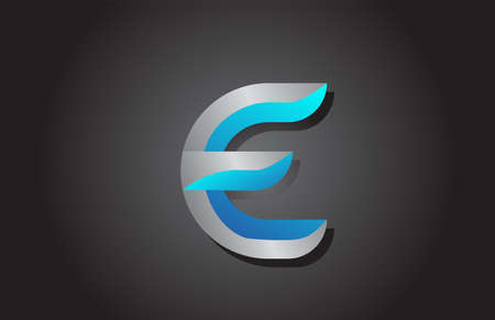 E alphabet letter logo icon. Creative design for business and companyのイラスト素材