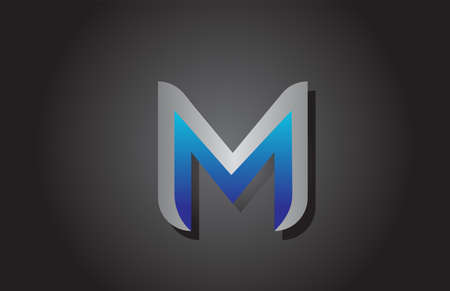 M alphabet letter logo icon. Creative design for business and companyのイラスト素材