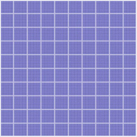 Realistic tileable texture of white grid on blueprint paper の写真素材