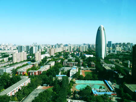 Aerial view of metropolitan areaのeditorial素材