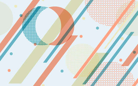 Geometric abstract background vectorのイラスト素材