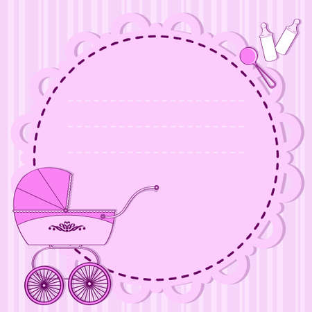 frame with sidecarのイラスト素材