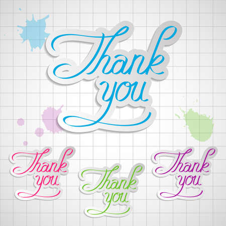 Thank youのイラスト素材