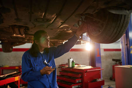 At repair service stationの写真素材