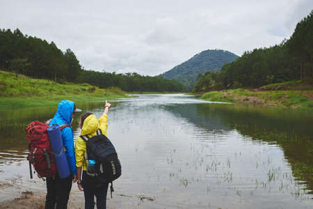Exploring natureの写真素材