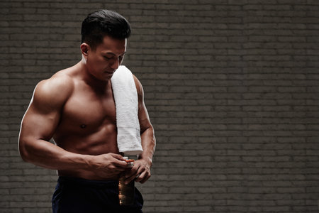 Rehydratingの写真素材