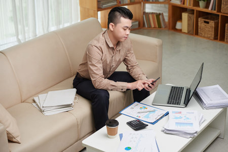 Having much work to doの写真素材