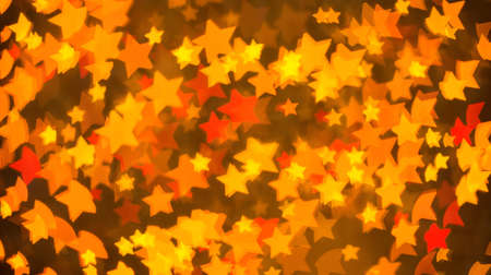 Abstract Christmas background: golden starsの写真素材