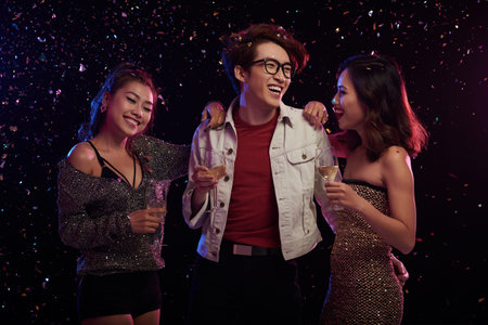 Night partyの写真素材