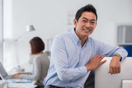 Cheerful business executiveの写真素材