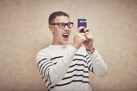 Playing gameの写真素材