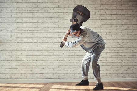 Breaking guitarの写真素材