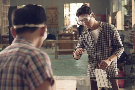 Controlling workの写真素材