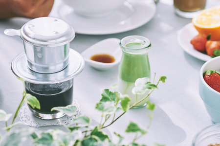 Breakfast table