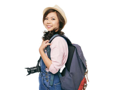 Female touristの写真素材