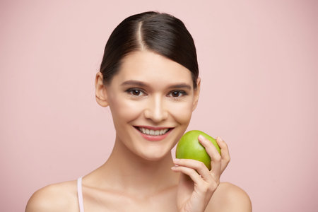 Eating apple