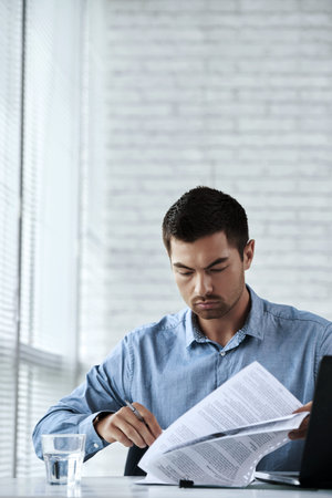 Examining document