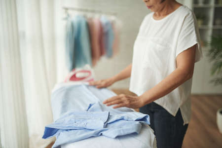 Ironing shirtの写真素材