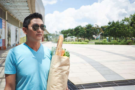 After shoppingの写真素材