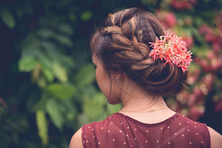 Charming hairstyleの写真素材