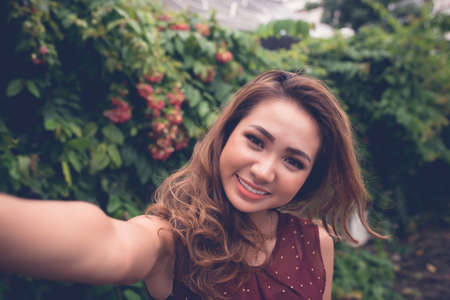 Selfie timeの写真素材