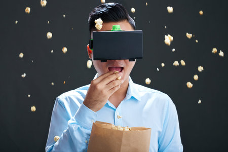 Enjoying movie in virtual reality