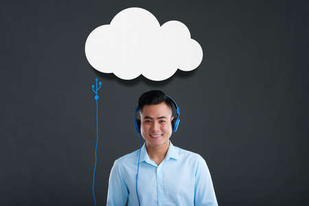 Access to music storageの写真素材