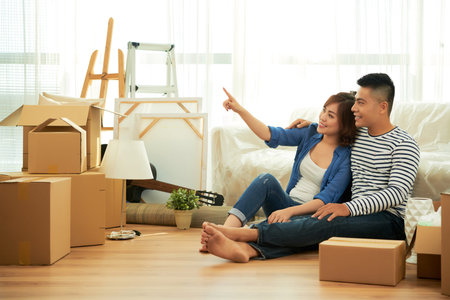 In new apartment
