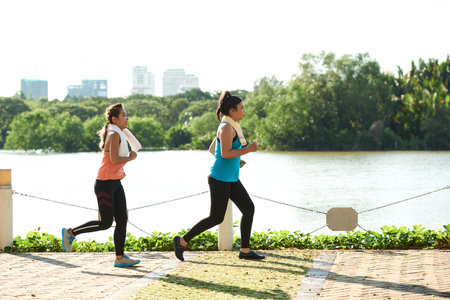 Jogging girls
