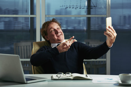 Taking selfies