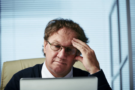 Pensive businessman