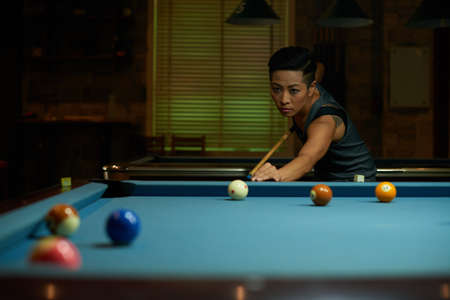 Hitting the ballの写真素材