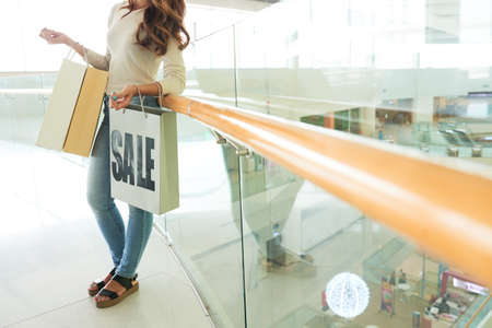Sales in the mallの写真素材