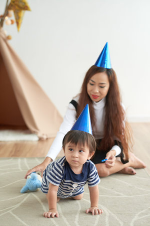 Second birthdayの写真素材