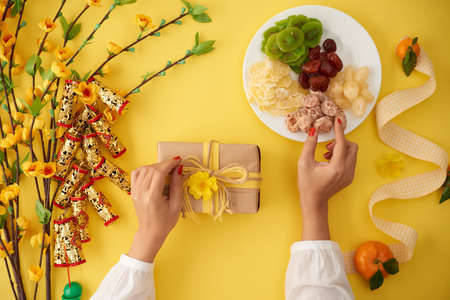 Celebrating Chinese New Yearの写真素材