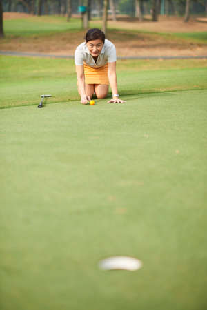 Searching for best positionの写真素材