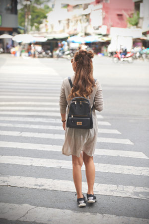 Crossing roadの写真素材