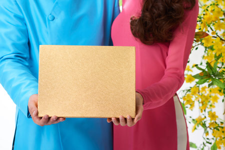 New Year presentの写真素材